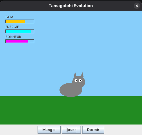 Aperçu du Tamagotchi
